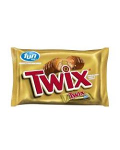 Twix Caramel Fun-Size Candy, 10.83 Oz Bag, Pack Of 4 Bags
