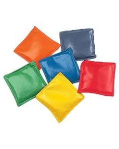 Champion Sports 4in Rainbow Bean Bags - 12 / Set - Assorted