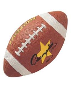 Champion Sports Intermediate Rubber Football - 11in - Intermediate - Rubber - 24 / Case