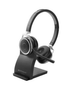 SprachtPrestige Wired/Wireless Bluetooth Over-the-Head Combo Headset, Black