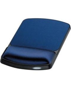 Fellowes Gel Wrist Rest/Mouse Pad, Sapphire