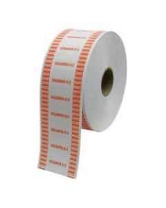 Control Group Automatic Coin Wraps, Quarters, Orange, 2,000 Wraps Per Roll, Pack Of 8 Rolls