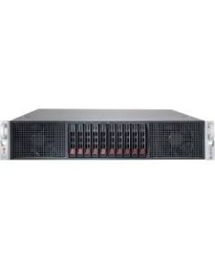 Supermicro SuperServer 2028GR-TR Barebone System - 2U Rack-mountable - Intel C612 Express Chipset - Socket R LGA-2011 - 2 x Processor Support - Black - 1 TB DDR4 SDRAM DDR4-2133/PC4-17000 Maximum RAM Support - Serial ATA/600 RAID Supported Controller - A