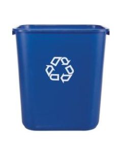 Rubbermaid Desk-Side Container, 7-Gallons, Blue