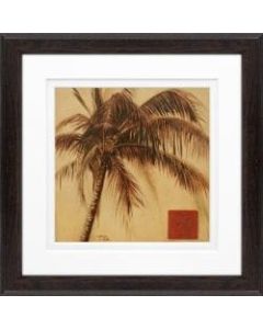 Timeless Frames Supreme Espresso-Framed Artwork, 8in x 8in, Sepia Palm I