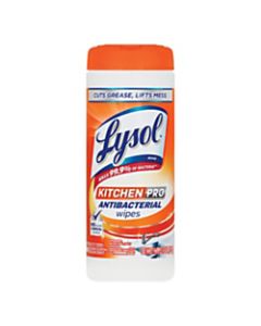 Lysol Kitchen Pro Antibacterial Cleaning Wipes, Pack Of 30