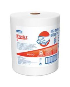 Wypall X80 Cloths - Cloth - 12.50in Width x 13.40in Length - 80 / Box - 475 / Roll - White