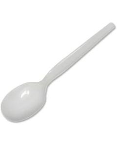 Dixie Medium-weight Disposable Soup Spoons by GP Pro - 1 Piece(s) - 1000/Carton - 1 x Soup Spoon - Polypropylene - White