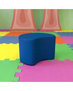 Flash Furniture Soft Seating Collaborative Moon Chair, Blue