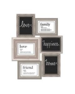 PTM Images Photo Frame, You And Me, 17 7/8inH x 1/4inW x 28 7/8inD, Black/White