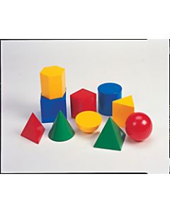 Learning Resources Shape Manipulatives, Large Geometric Shapes, Set Of 10