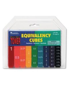 Learning Resources Fraction Tower Cubes, Equivalency Set