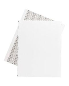 Tabbies Permanent Transcription Label Sheets, Unruled, 59533, White, Box Of 100