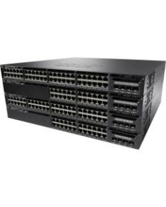 Cisco Catalyst 3650-24P Layer 3 Switch - 24 Ports - Manageable - 10/100/1000Base-T - 4 Layer Supported - 4 SFP Slots - 1U High - Rack-mountable, Desktop