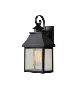 Kenroy Home Nelson 1-Light Medium Lantern, 6-1/2inW, Black