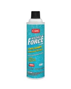 CRC HydroForce Professional Strength Aerosol Glass Cleaner, 18 Oz Can, Case Of 12