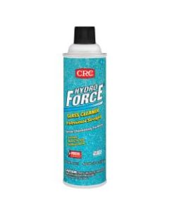 CRC HydroForce Professional Strength Aerosol Glass Cleaner, 18 Oz Can, Case Of 12