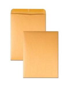 Quality Park  10in x 10in Catalog Envelopes, Gummed Seal, Brown, Box Of 250