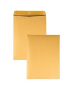 Quality Park Catalog Envelopes With Gummed Closure, 9in x 12in, Brown, Box Of 250