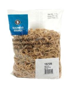 Business Source Quality Rubber Bands - Size: #10 - 1.3in Length x 0.1in Width - Sustainable - 3700 / Pack - Rubber - Crepe
