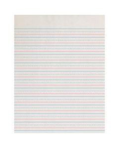 Pacon Broken Midline Writing Paper, Grade 3, 1/2in x 1/4in x 1/4in, SW