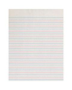 Pacon Broken Midline Writing Paper, Grade 3, 1/2in x 1/4in x 1/4in, SW