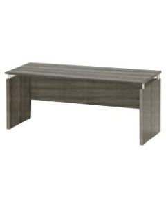 Mayline 72inW Medina Computer Credenza, Gray