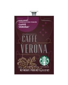 Starbucks Single-Serve Coffee Freshpacks, Dark Roast, Caffe Verona, Carton Of 80