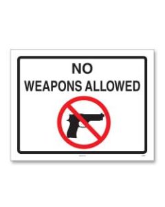 ComplyRight State Weapons Law Poster, English, Oklahoma, 8 1/2in x 11in