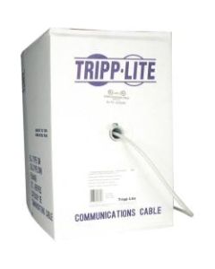 Tripp Lite 1000ft Cat5e Cat5 350MHz Bulk Solid-Core PVC Outdoor Cable Gray 1000ft - Category 5e - 1000ft