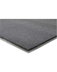 Genuine Joe Silver Series Indoor Entry Mat - Building, Carpet, Hard Floor - 10 ft Length x 36in Width - Plush - Charcoal