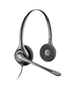 Plantronics SupraPlus Office Headset - Stereo - Quick Disconnect - Wired - Over-the-head - Binaural - Supra-aural - Noise Cancelling Microphone - Noise Canceling