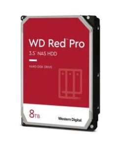 WD Red Pro WD8003FFBX 8 TB Hard Drive - 3.5in Internal - SATA (SATA/600) - Storage System Device Supported - 7200rpm - 300 TB TBW - 5 Year Warranty