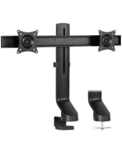 Mount-It! Dual Monitor Mount For Standing Desks, Black, MI-3752