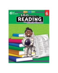Shell Education 180 Days Of Reading Workbook, Grade 6
