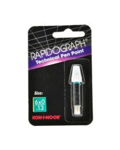 Koh-I-Noor Rapidograph No. 72D Replacement Point, 6x0, 0.13 mm