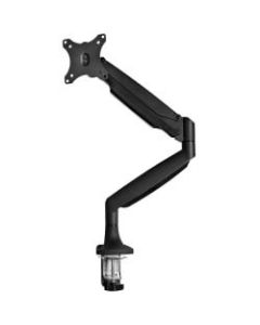 StarTech.com Desk Mount Monitor Arm - Full Motion Articulating - Monitors 12in to 34in Adjustable VESA Single Monitor Arm - Desk & Grommet Clamp -Black (ARMPIVOTHDB)