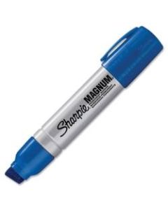 Sharpie Magnum Permanent Marker, Chisel Tip, Blue Ink