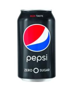 Pepsi Max Zero Calorie Cola - Soda, Cola Flavor - 12 fl oz (355 mL) - Can - 12 / Pack