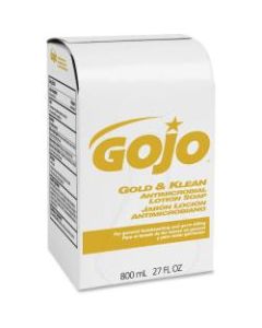 GOJO Gold & Klean Antimicrobial Lotion Hand Soap, Fresh Scent , 27.1 Oz Bottle