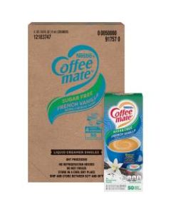 Nestle Coffee-mate Liquid Creamer, French Vanilla Flavor, 50 Oz Single Serve x 200