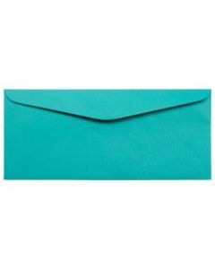 JAM Paper Booklet Envelopes, #9, Gummed Seal, Sea Blue, Pack Of 50