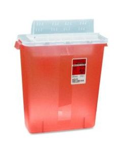 Unimed Kendall Sharps Container With Always-Open Lid, 3 Gallons