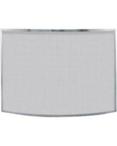 UniFlame Single Panel Curved Pewter Finish Screen