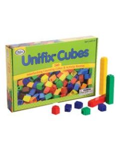 Didax Unifix Cubes For Pattern Building, Multicolor, Pack Of 240