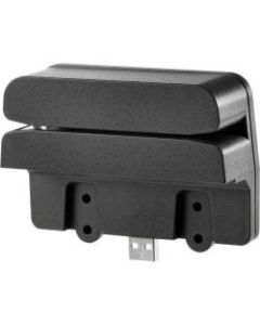 HP Retail Integrated Dual-Head Magnetic Stripe Reader - USB - Black