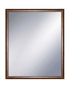 PTM Images Framed Mirror, Vintage, 29 1/2inH x 28inW, White