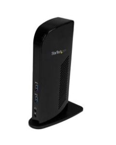 StarTech.com USB 3.0 Docking Station - Compatible with Windows / macOS - Supports Dual Displays - HDMI and DVI - DVI to VGA Adapter Included - USB3SDOCKHD - Dual Monitor Docking Station - HDMI and DVI Ports - USB-A Dock for PC and MacBook Laptops