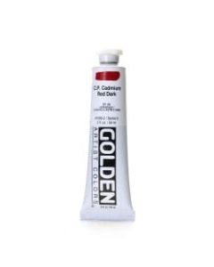 Golden Heavy Body Acrylic Paint, 2 Oz, Cadmium Red Dark (CP)