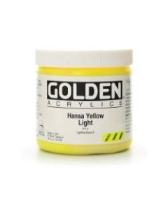 Golden Heavy Body Acrylic Paint, 16 Oz, Hansa Yellow Light